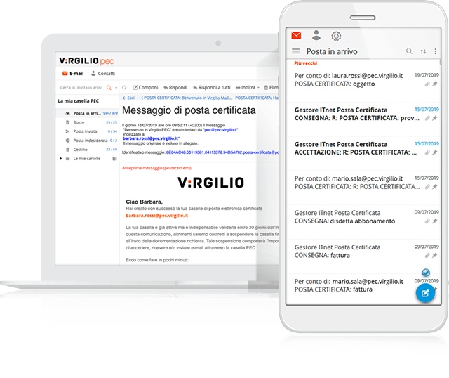 Crea La Tua PEC Posta Elettronica Certificata Apri VIRGILIO PEC Crea La Tua PEC Posta Elettronica Certificata Apri VIRGILIO PEC
