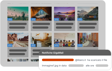 Notifiche GigaMail Virgilio Mail